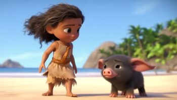 Moana Baby e Seu Novo Animal de Estimação