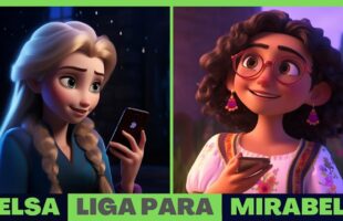 Elsa Frozen liga para Mirabel Encanto | Histórias Princesas Disney