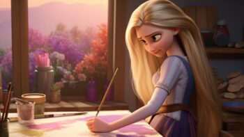 A Pintura Mágica de Rapunzel